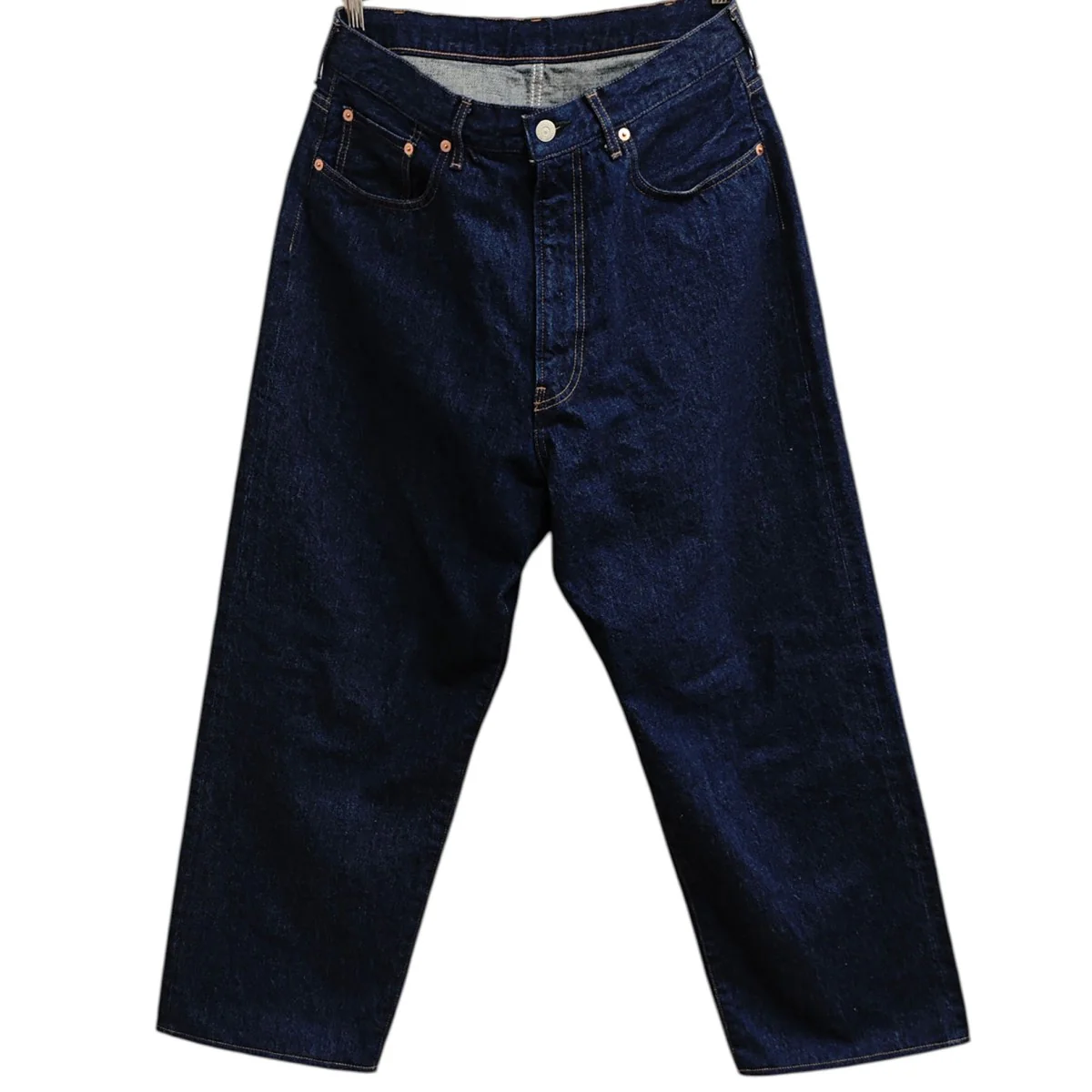 the A Selvage Wide Denim One Wash イージーデニムパンツ