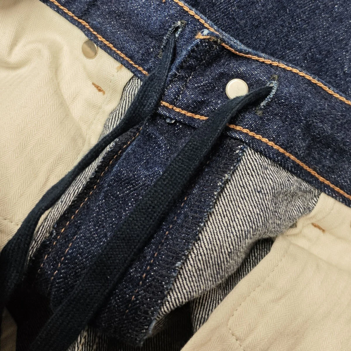 the A Selvage Wide Denim One Wash イージーデニムパンツ - Image 4