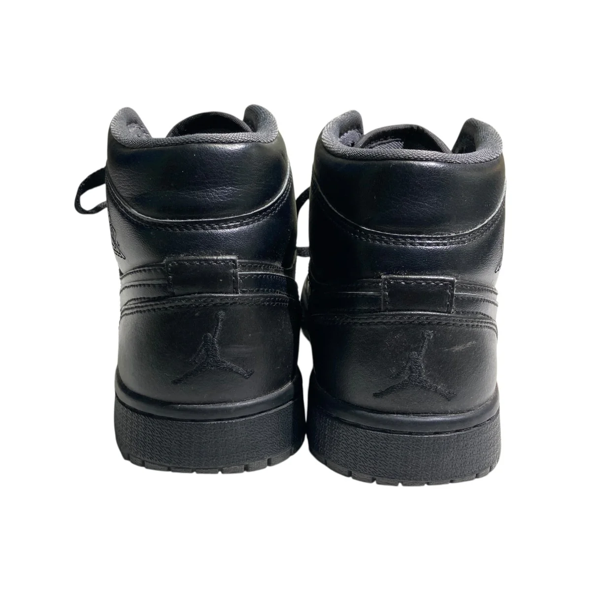 AIR JORDAN 1 RETRO MID BLACKハイカットスニーカー554724-021 - Image 4