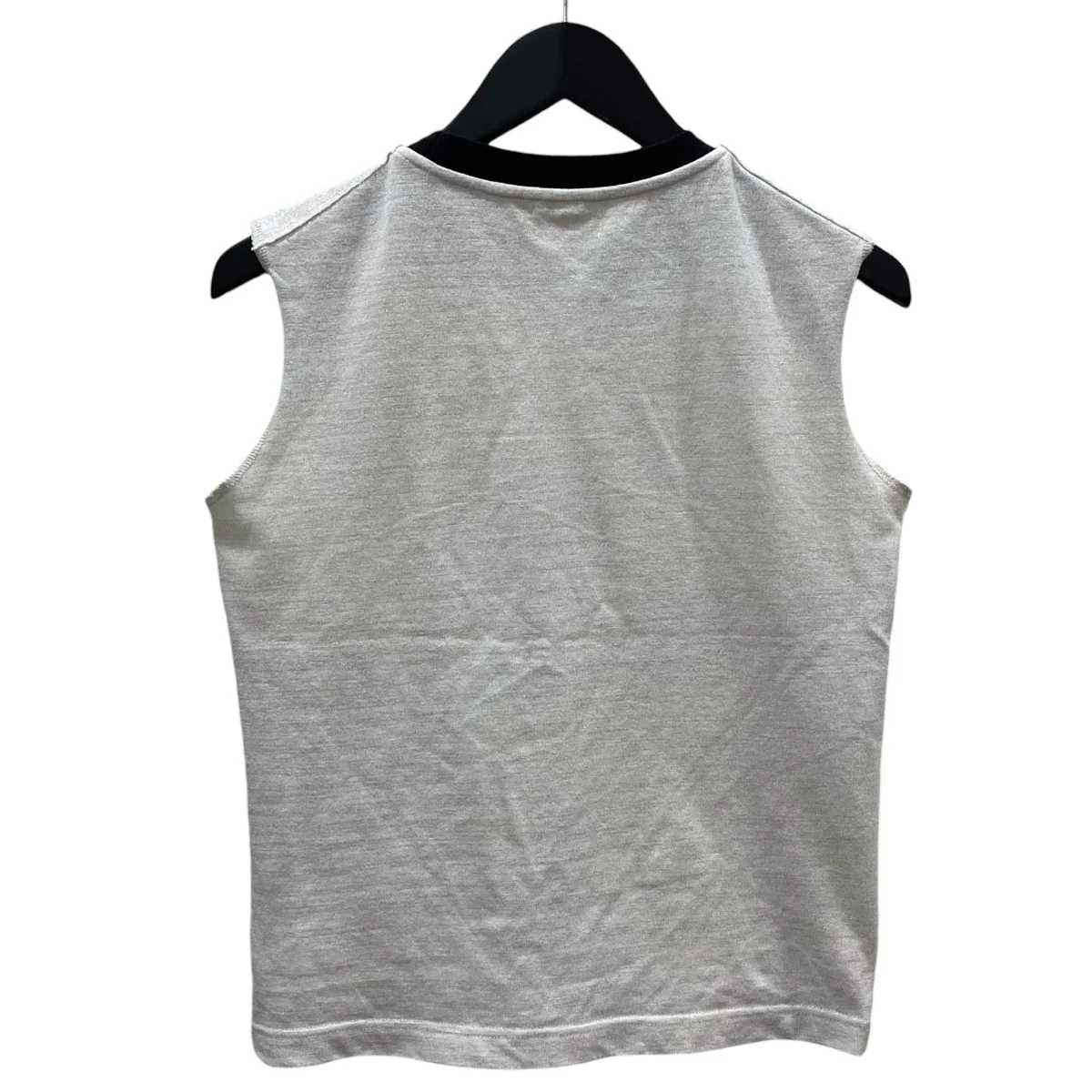 24SS フロッキーロゴプリントタンクトップ ORGANIC COTTON GLITTER NO SLEEVE TEE オーガニックコットン グリッターノースリーブティー 241-02-0010 - Image 2