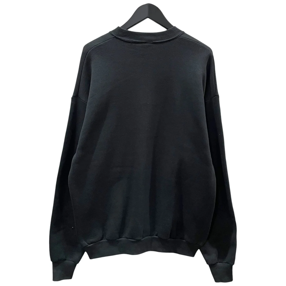 90s 逆さまミッキー 裏起毛スウェットトレーナー Mickey mouse black print sweat made in USA - Image 2