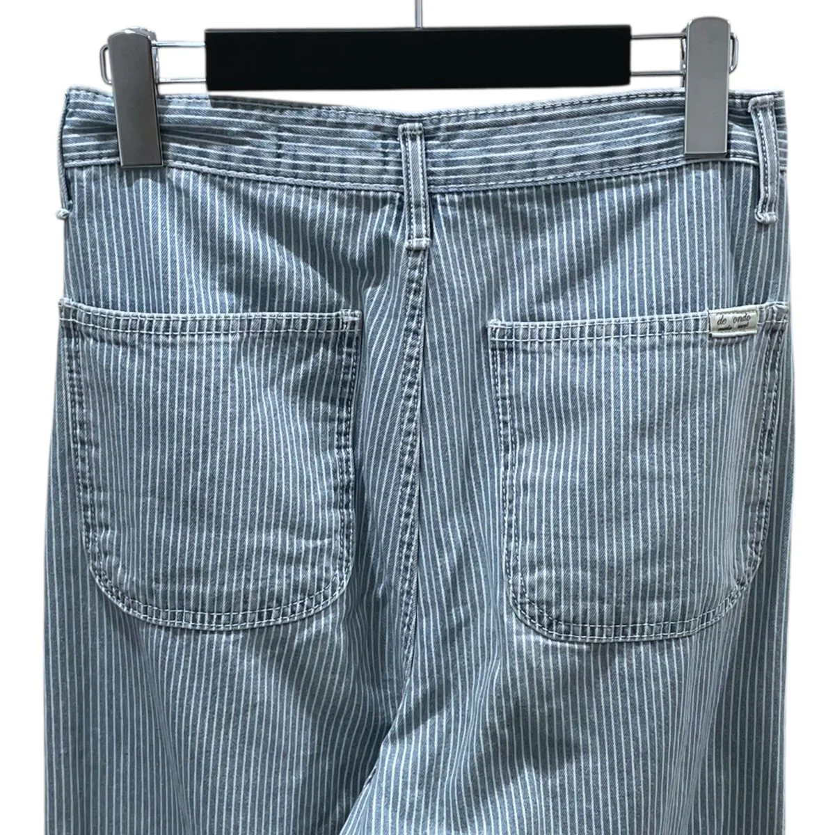 ヒッコリーストライプ柄デニムパンツ BV250272K - Image 4