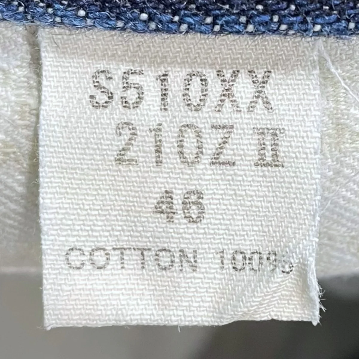 21oz デニムパンツ 超極セルビッチ S510XX - Image 10