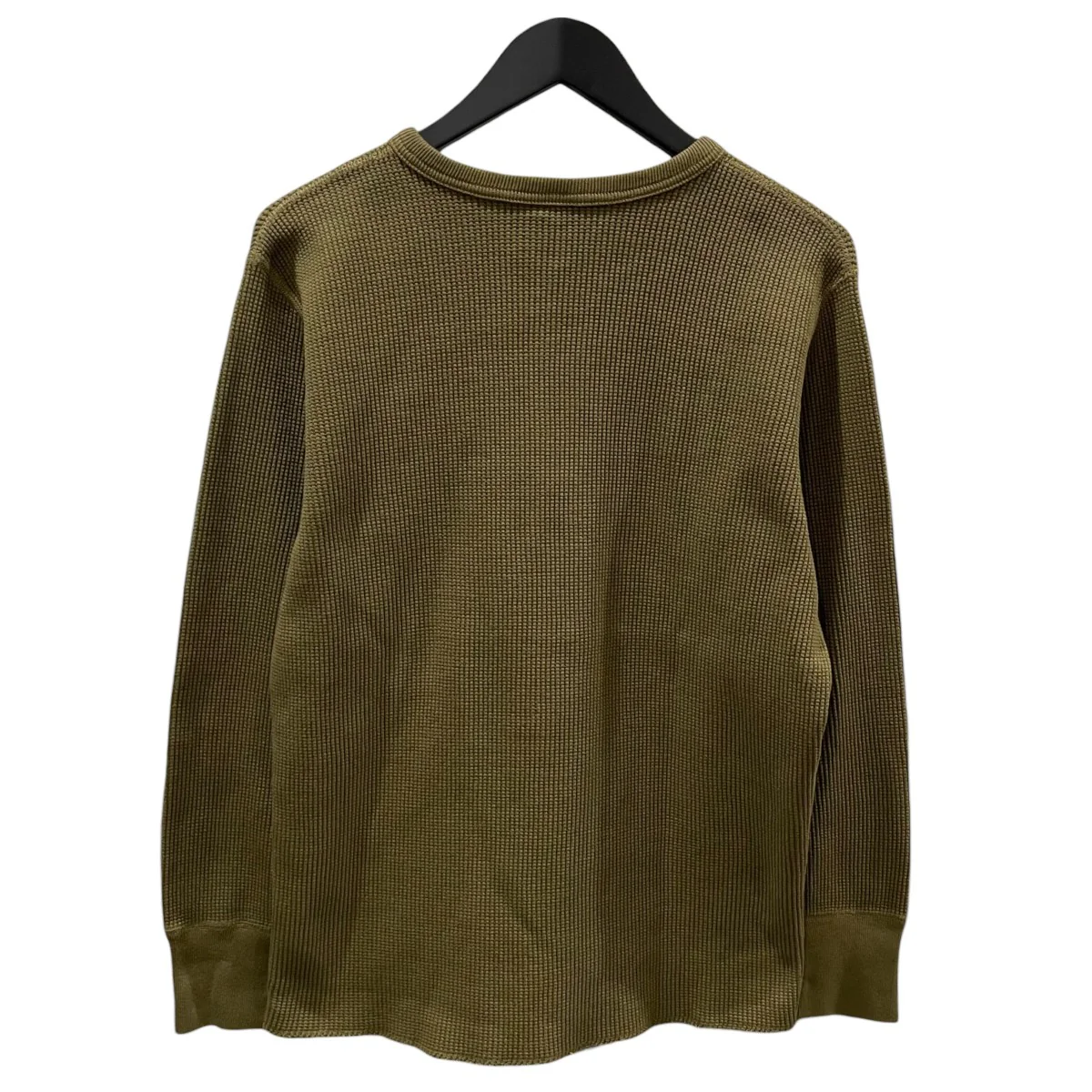 ヘンリーネックカットソー ヘビーサーマルヘンリー長袖Tシャツ - Image 2