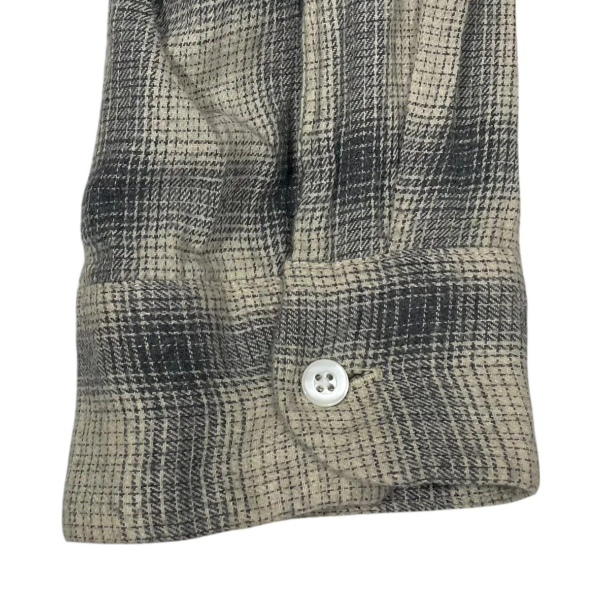 25AW オンブレチェック柄オープンカラーシャツ Vincent Melange Ombre Shirt ヴィンセント メランジ オンブレシャツ 36-11-0586-065 - Image 4
