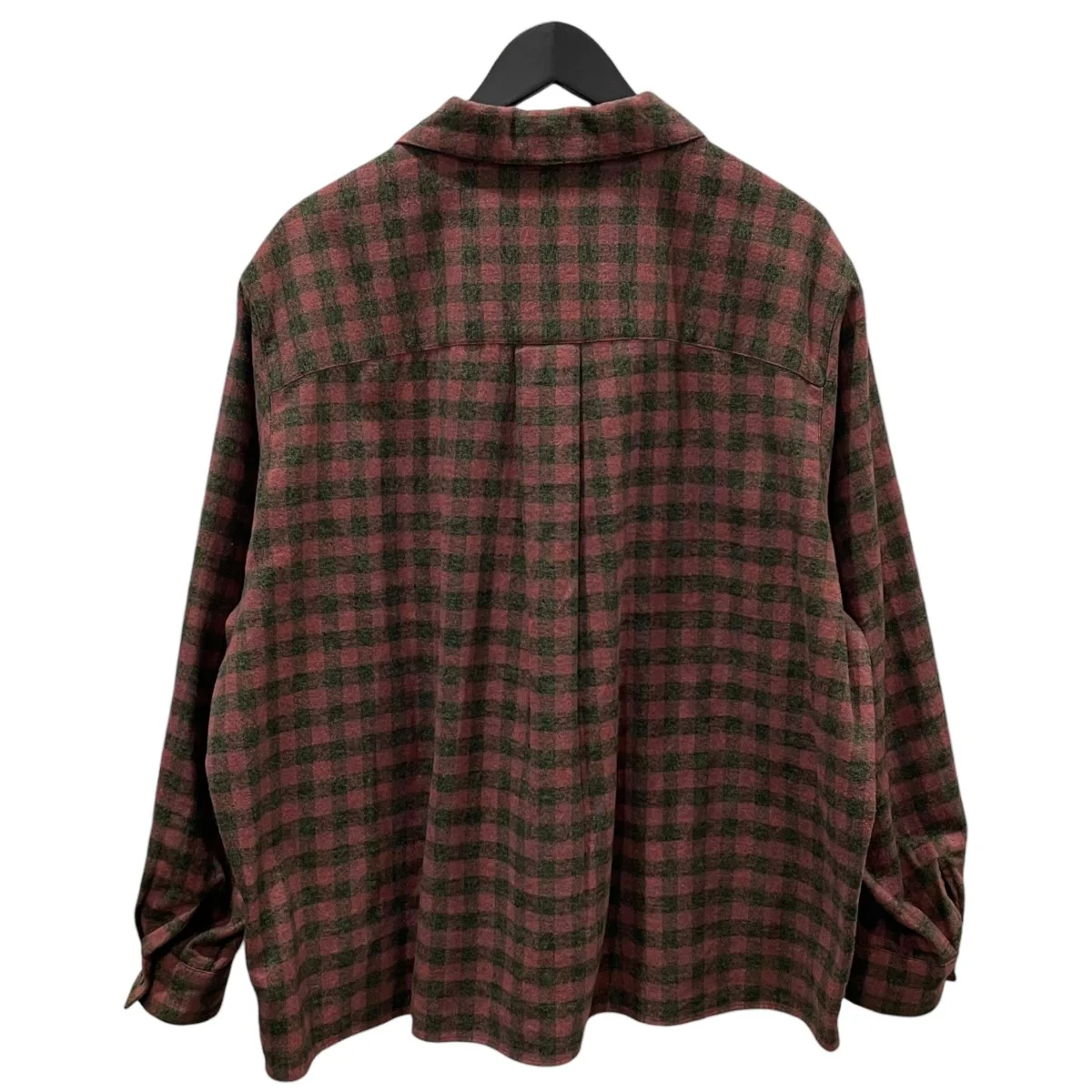 チェック柄オープンカラーシャツ Pinhead Regular Collar Shirt ピンヘッド レギュラーカラーシャツ 23-11-0202-262 - Image 2