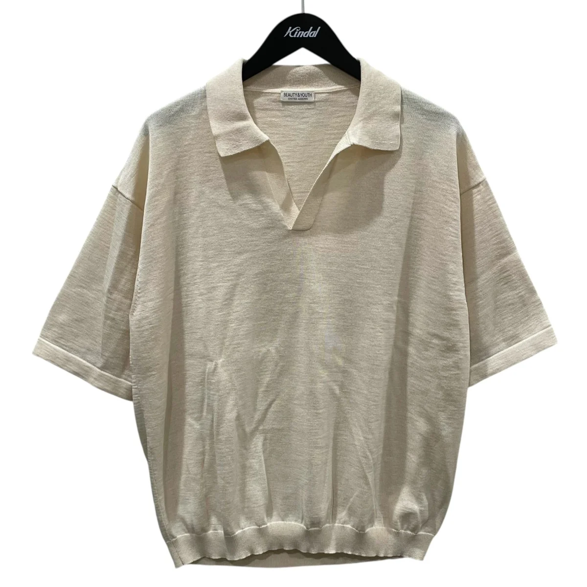 21SS 半袖ニットポロシャツ SHINE GIMA SKIPPER POLO シャイン ギマ スキッパー ポロ 1218-105-0413