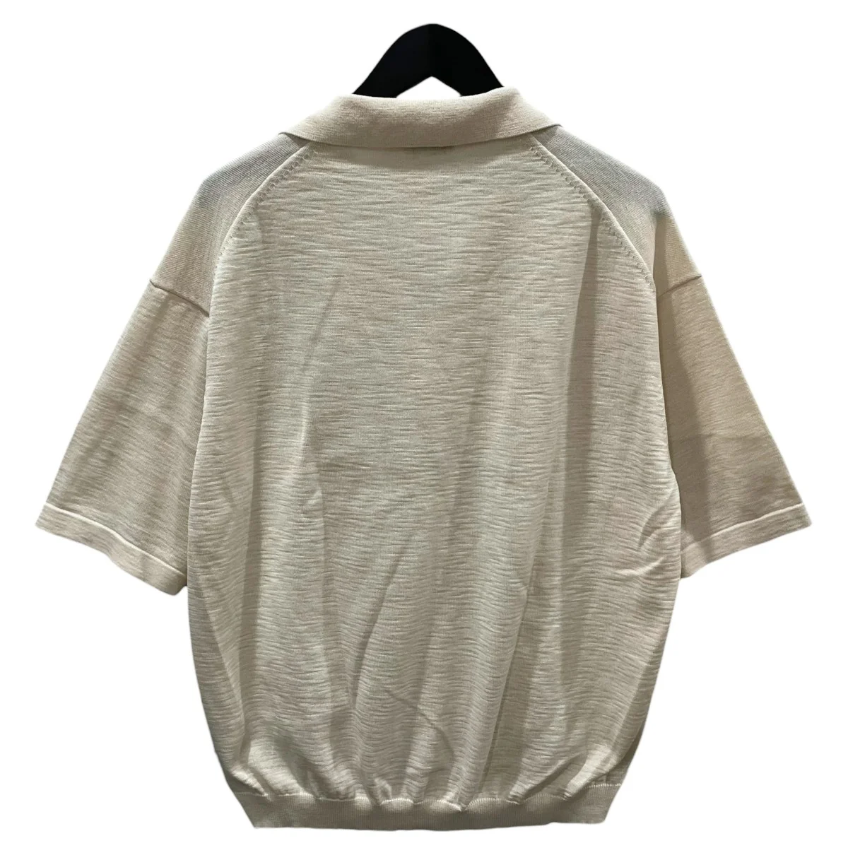 21SS 半袖ニットポロシャツ SHINE GIMA SKIPPER POLO シャイン ギマ スキッパー ポロ 1218-105-0413 - Image 2