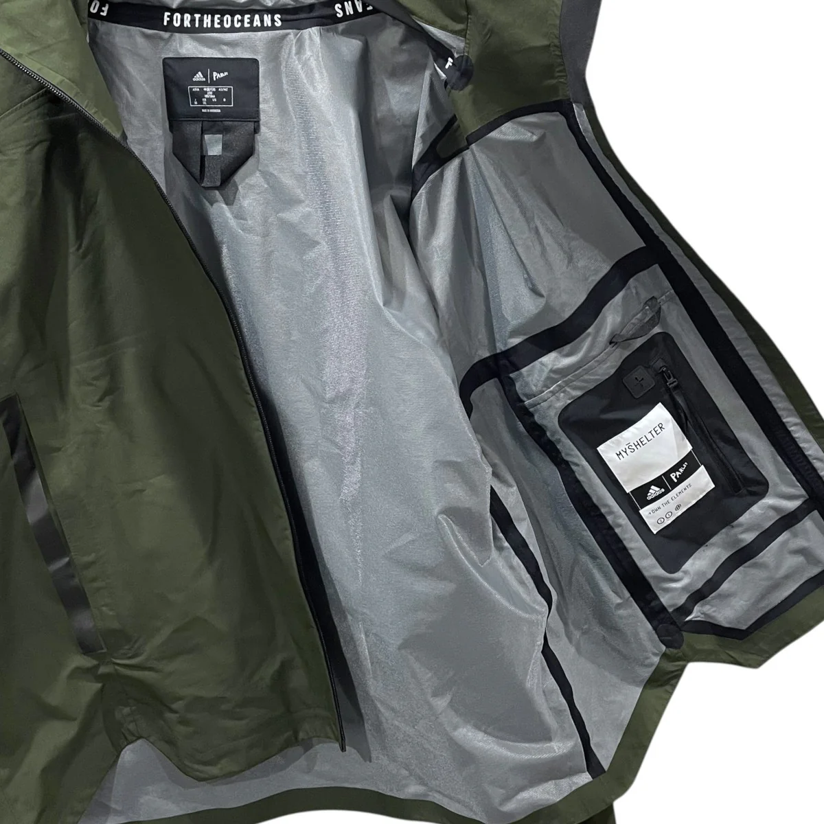 ジップアップジャケット MYSHELTER Parley RAIN． RDY Jacket マイシェルター パーレイ レイン． RDY ジャケット H16253 - Image 4