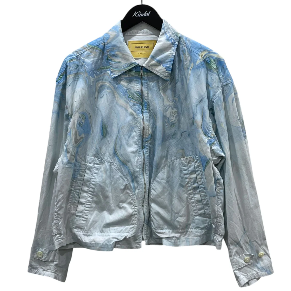 21AW ジップアップジャケット Hydro Dip Dyeing Blouson ハイドロ ディップ ダイイング ブルゾン 800-2125011