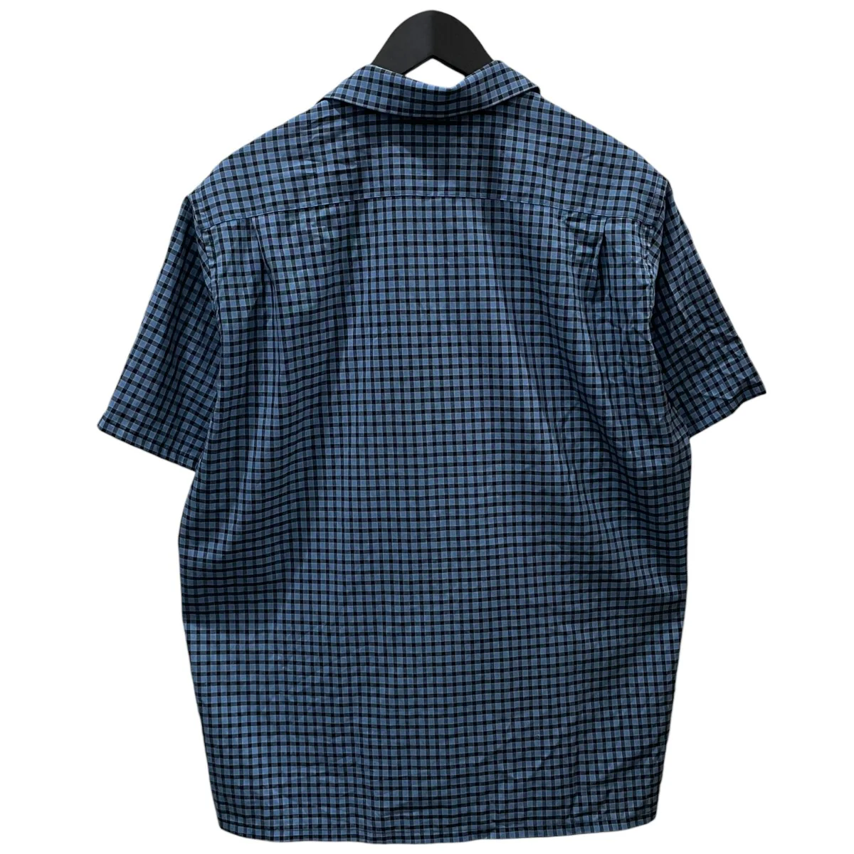 チェック柄オープンカラー半袖シャツ Open Collar Washable Wool Plaid オープンカラー ウォッシャブル ウール プレイド 38-01-0176-139 - Image 2