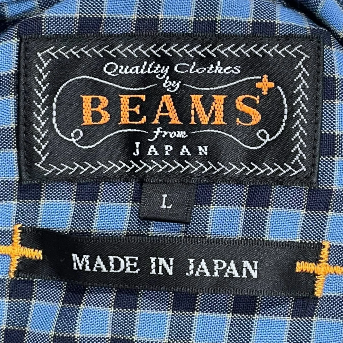 チェック柄オープンカラー半袖シャツ Open Collar Washable Wool Plaid オープンカラー ウォッシャブル ウール プレイド 38-01-0176-139 - Image 4