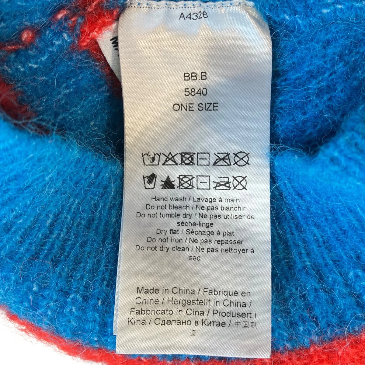 Soft Wool Beretボーダーニット帽A4326 - Image 5