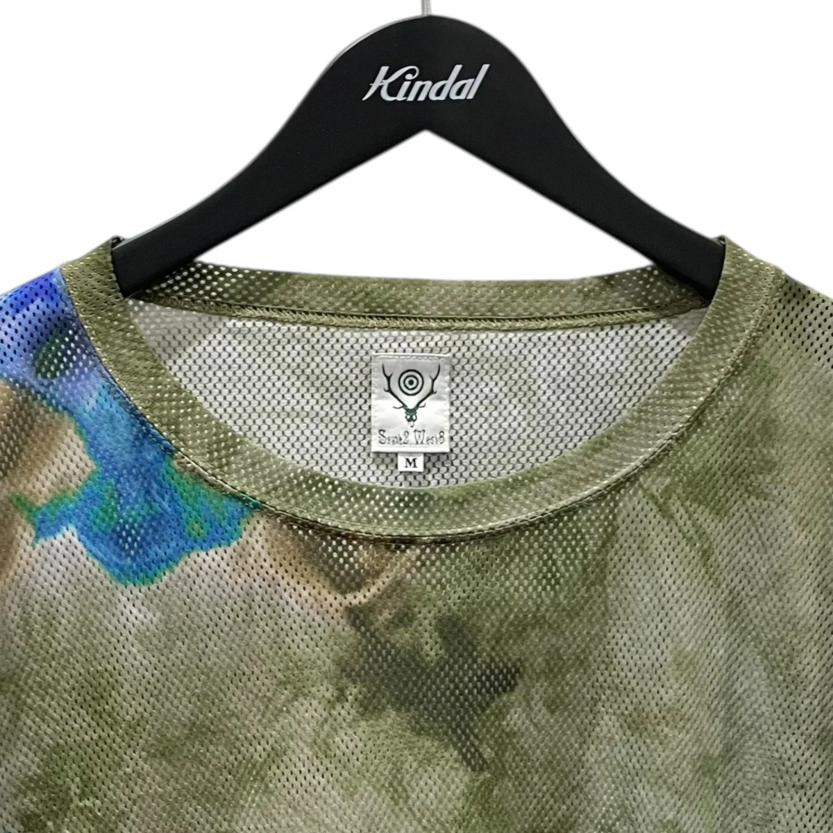 23SS メッシュカットソー S．S． Crew Neck Shirt - Knit Mesh Tie Dye サンスクリーン クルーネックシャツ ニット メッシュ タイダイ QV1961 - Image 3