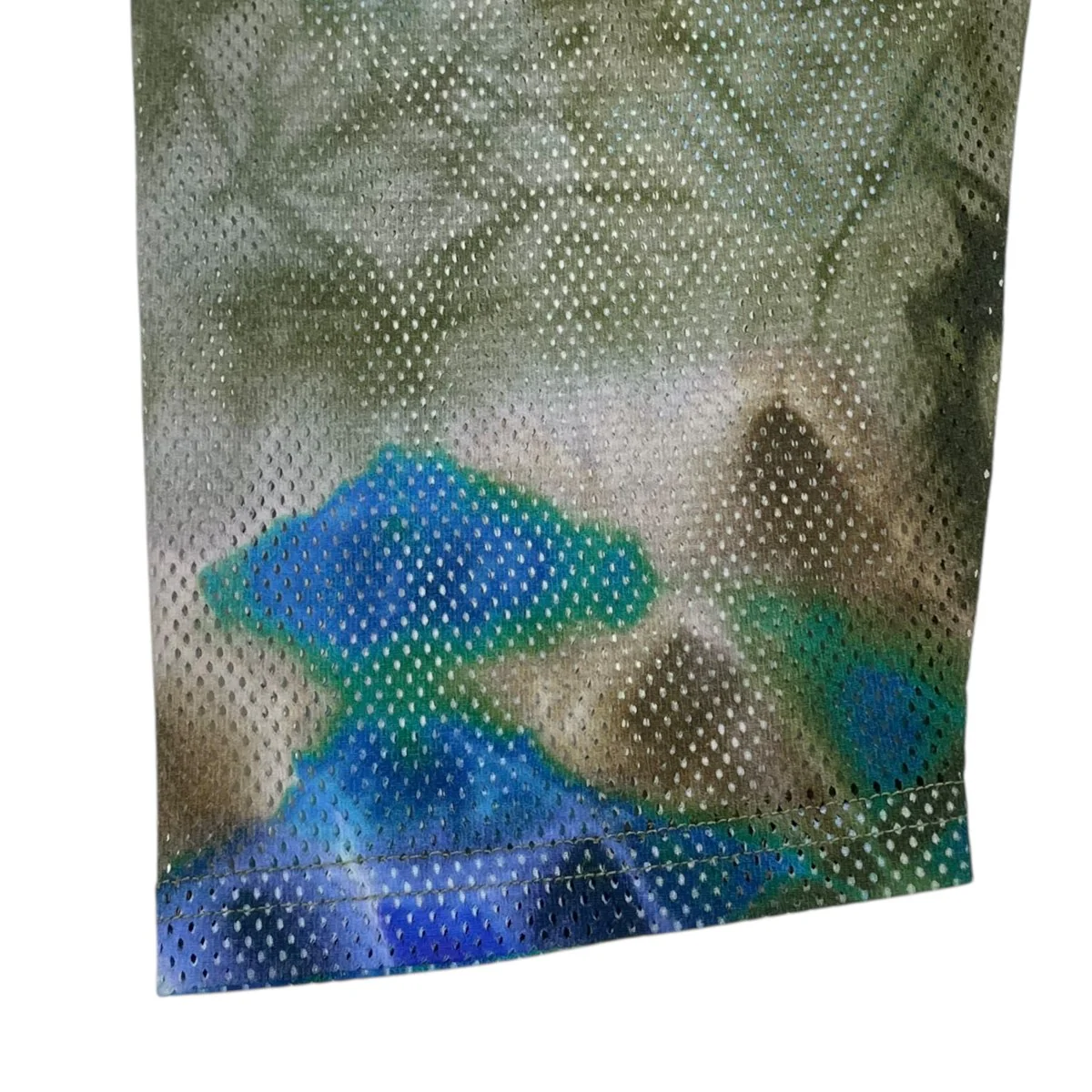 23SS メッシュカットソー S．S． Crew Neck Shirt - Knit Mesh Tie Dye サンスクリーン クルーネックシャツ ニット メッシュ タイダイ QV1961 - Image 4