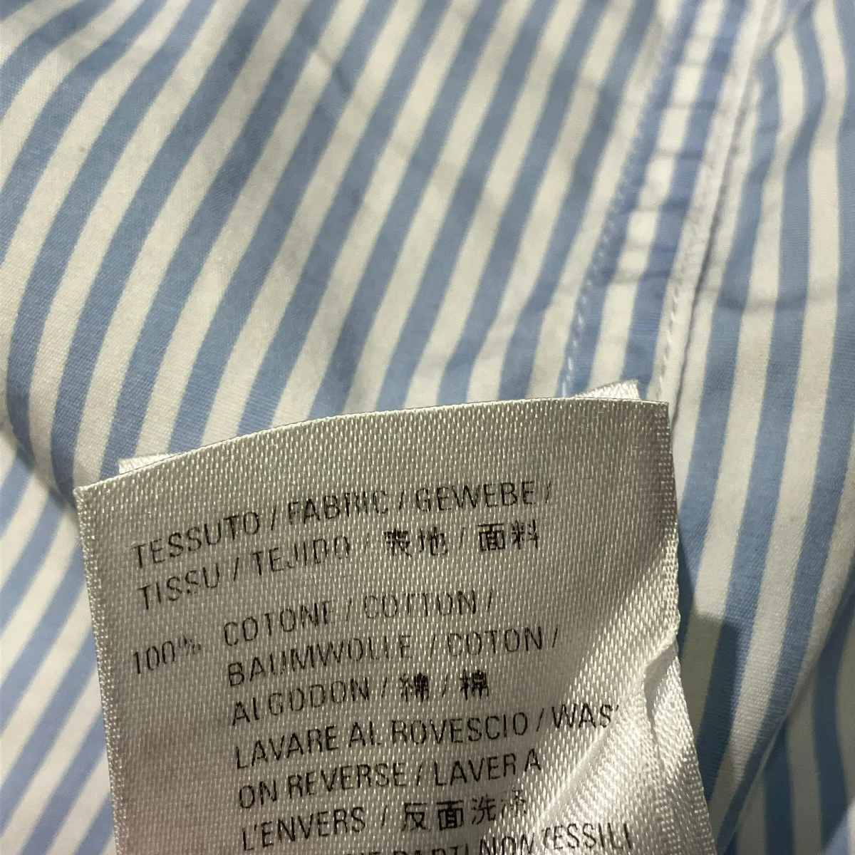 ストライプ長袖シャツ595219 - Image 6