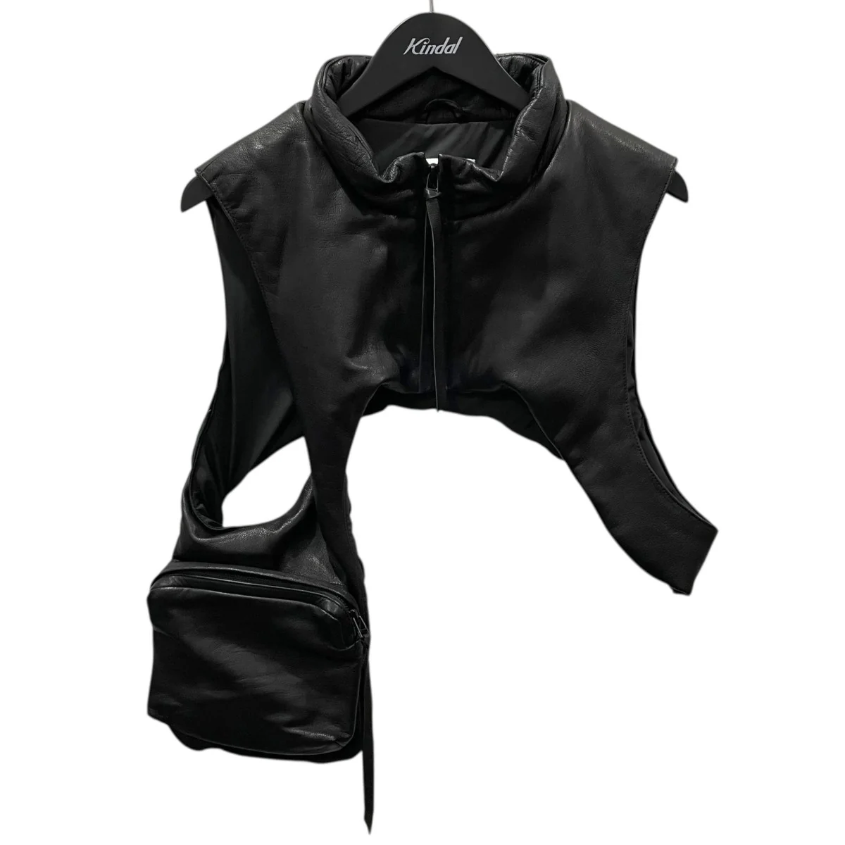 24AW 中綿ゴートレザーベスト LEATHER HARNESS VEST レザーハーネスベスト WH-2401-T18