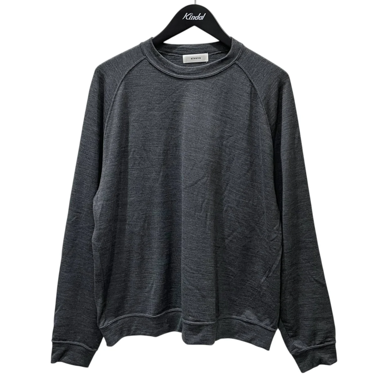 24AW ラグランスリーブニットセーター Merino Wool L／S Sweat Tee Shirts メリノウールロングスリーブスウェットTシャツ