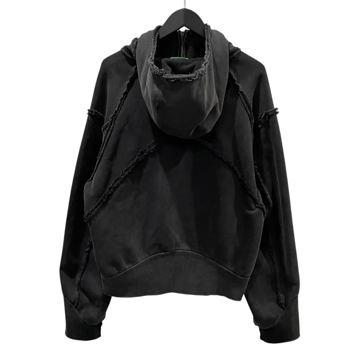 25SS ダメージ加工ジップアップパーカー STRONG 005 BROKEN HOODIE - Image 2