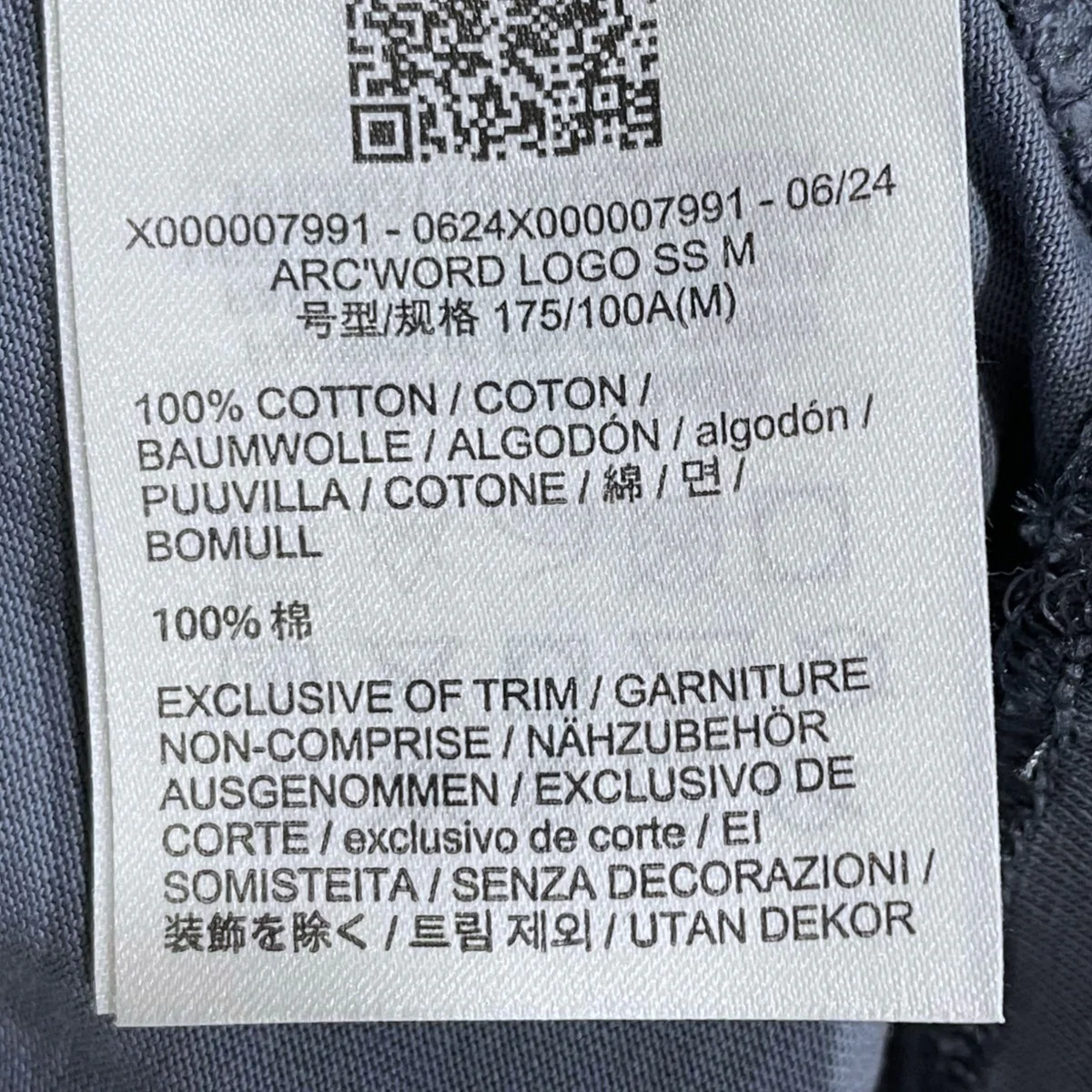 プリントTシャツ Arc’Word Logo SS アークワード ロゴ ショートスリーブ X000007991 - Image 5