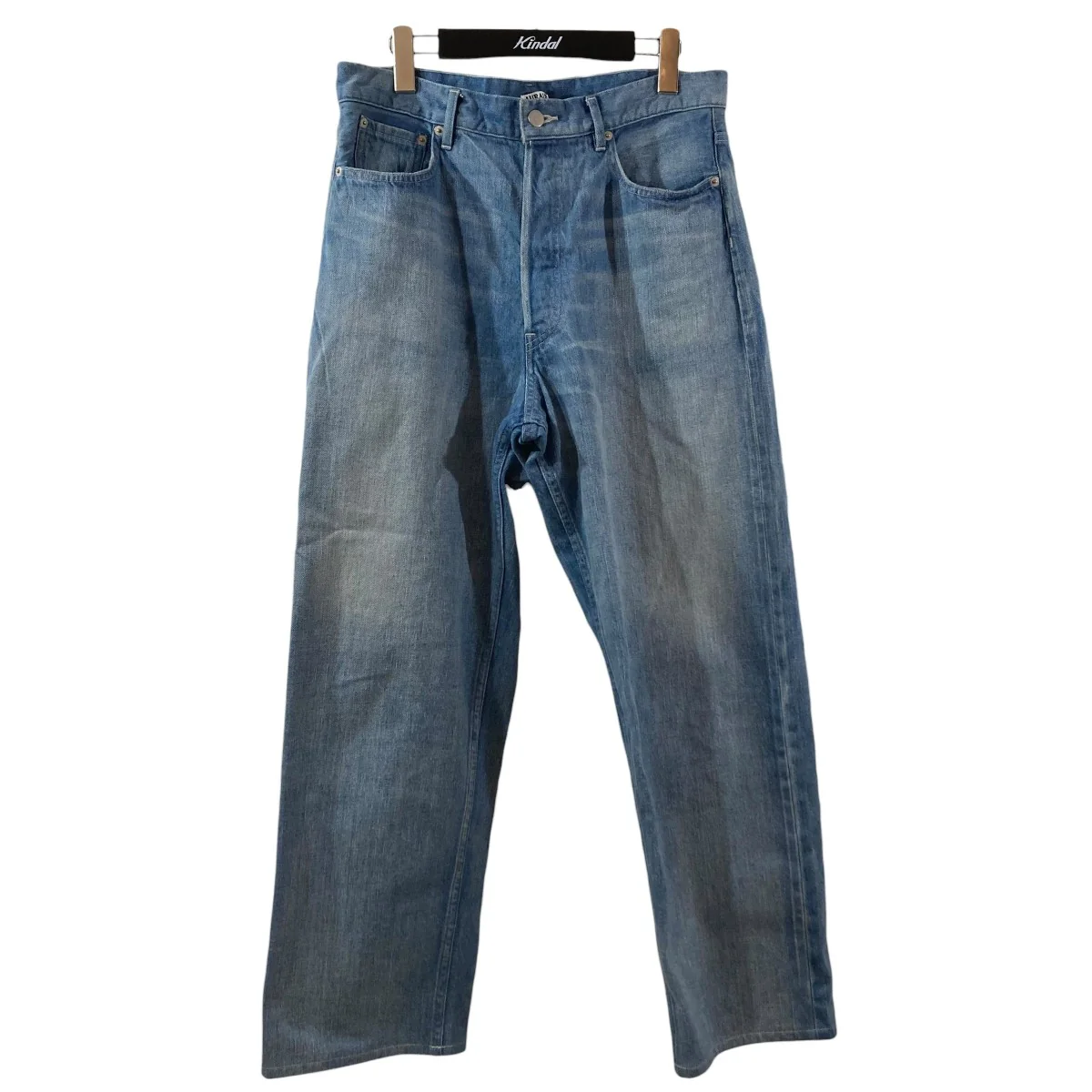 SELVEDGE FADED LIGHT DENIM WIDE PANTS デニムパンツ A25SP03DE