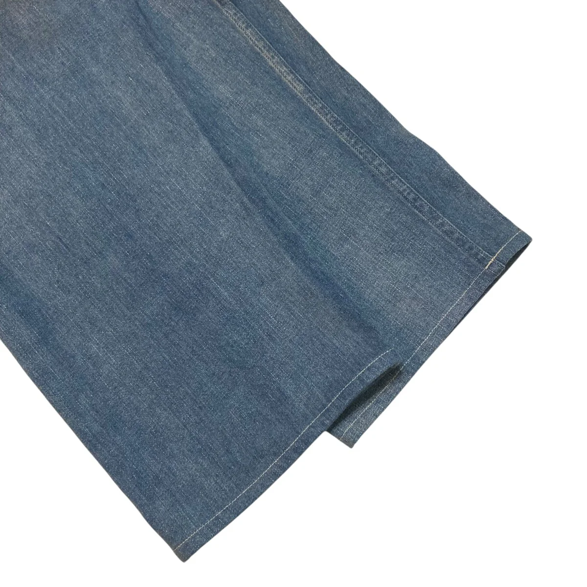 SELVEDGE FADED LIGHT DENIM WIDE PANTS デニムパンツ A25SP03DE - Image 4