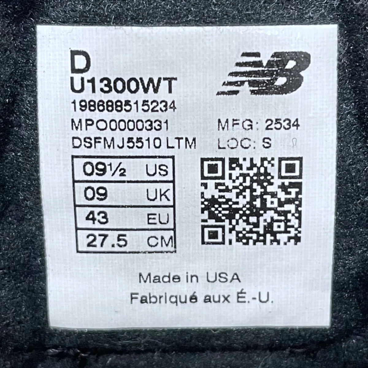 スニーカー U1300WT MADE IN USA 252NBNBD-FW01S - Image 5