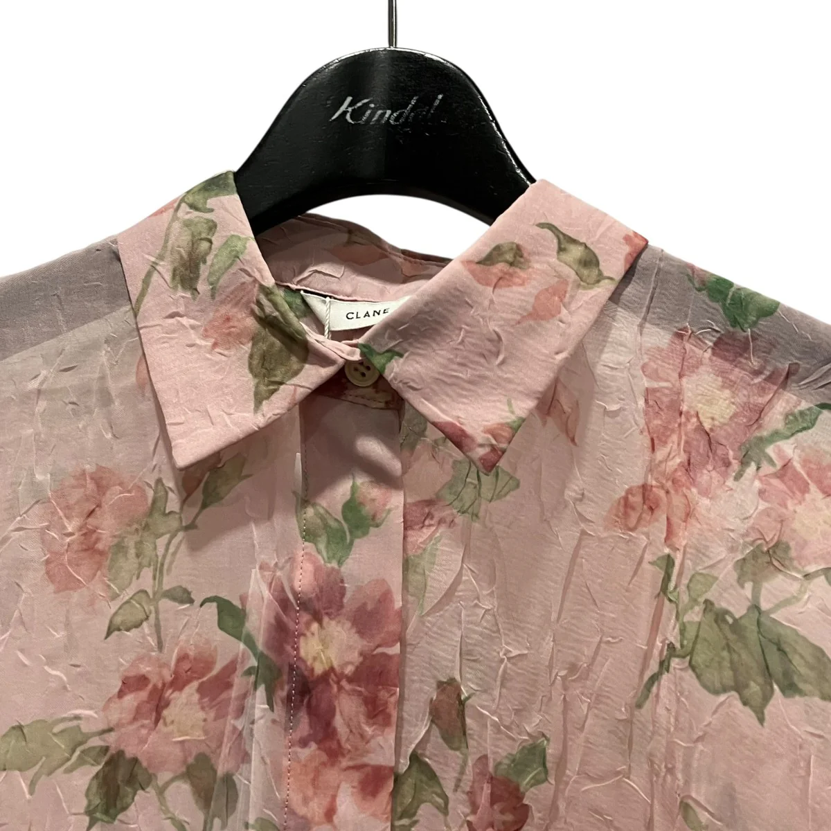 SHEER FLOWER SHORT SLEEVE SHIRTSシアー花柄半袖シャツ18122-4222 - Image 3
