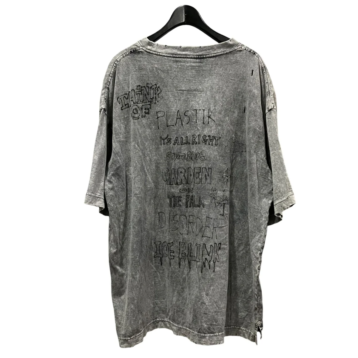 BLEACHED TEEブリーチ加工プリントTシャツA13TS611 - Image 2