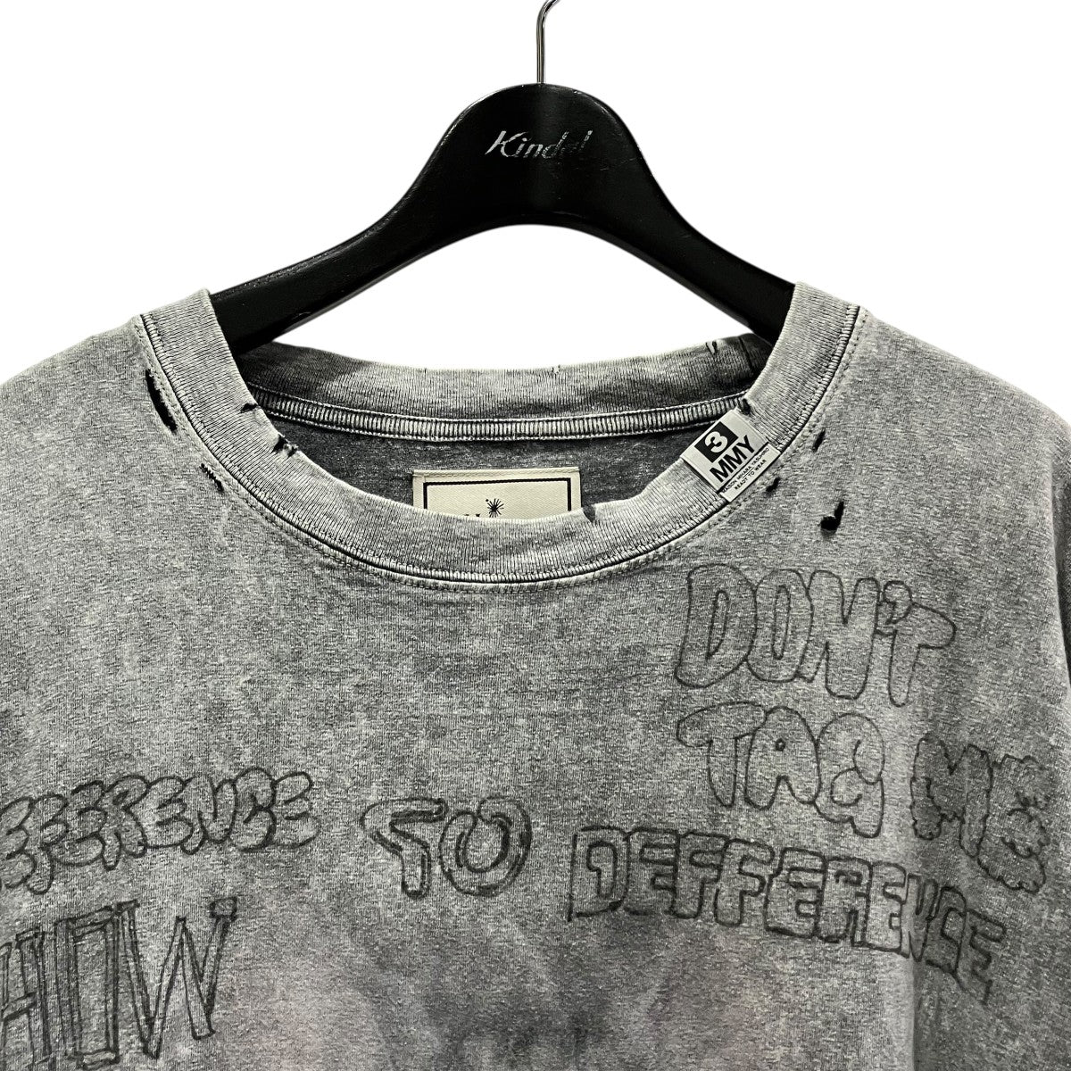 BLEACHED TEEブリーチ加工プリントTシャツA13TS611 - Image 3