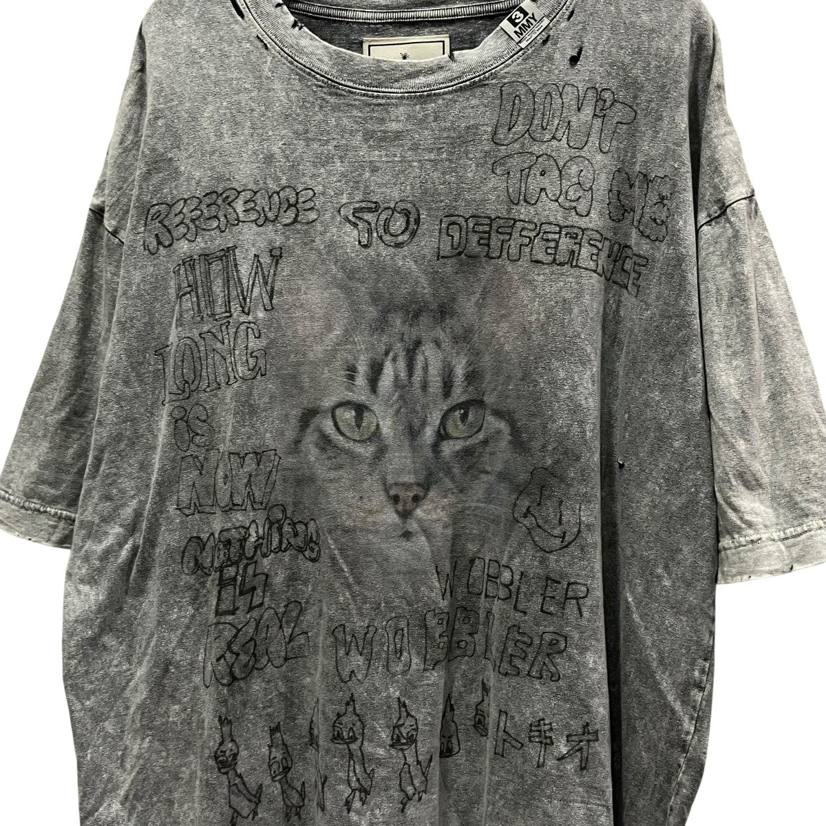 BLEACHED TEEブリーチ加工プリントTシャツA13TS611 - Image 4