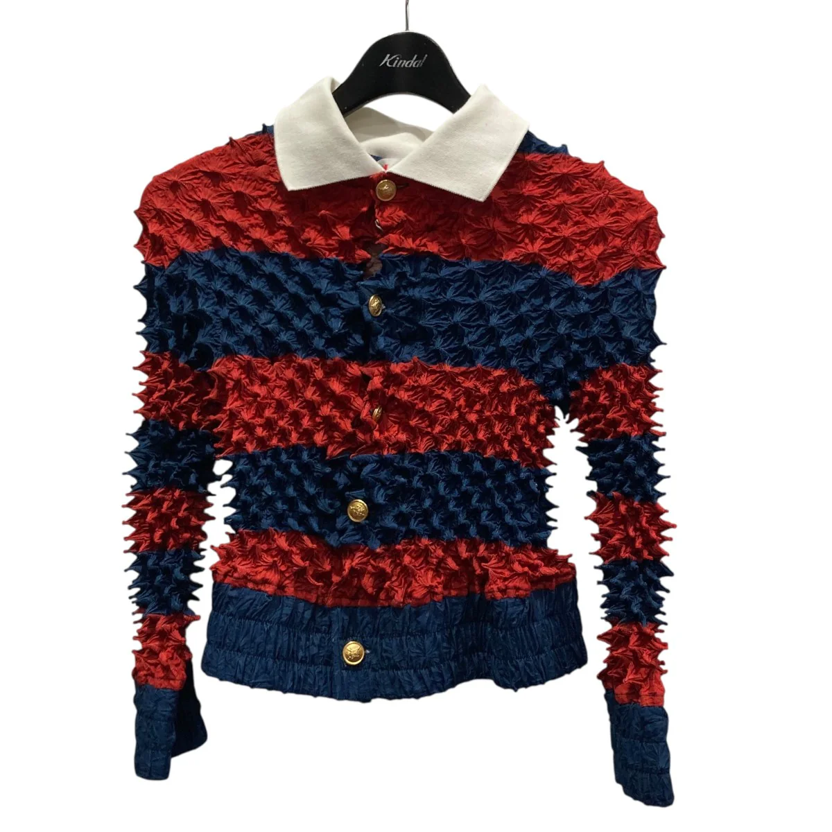 SPIKY RUGGER SHIRTスパイキー加工ラガーシャツM25K6CS003