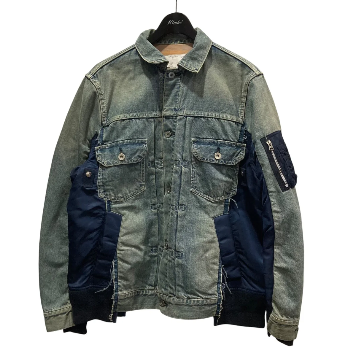 MA-1ドッキングデニムジャケット19-02063M