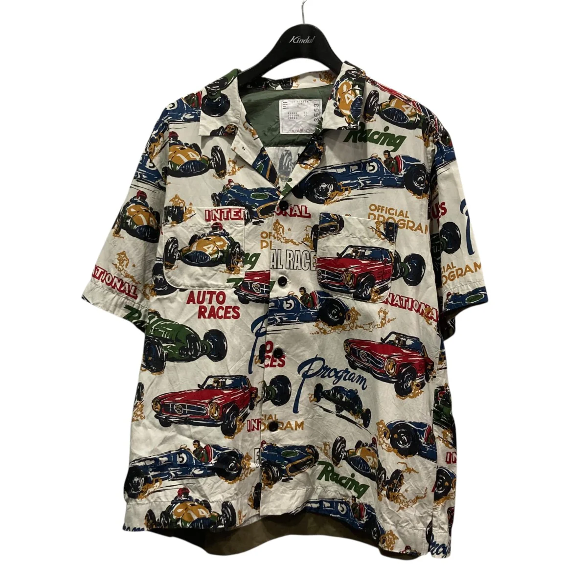 Tropical Print Shirtカーレーストロピカルプリント半袖シャツ25-03653M
