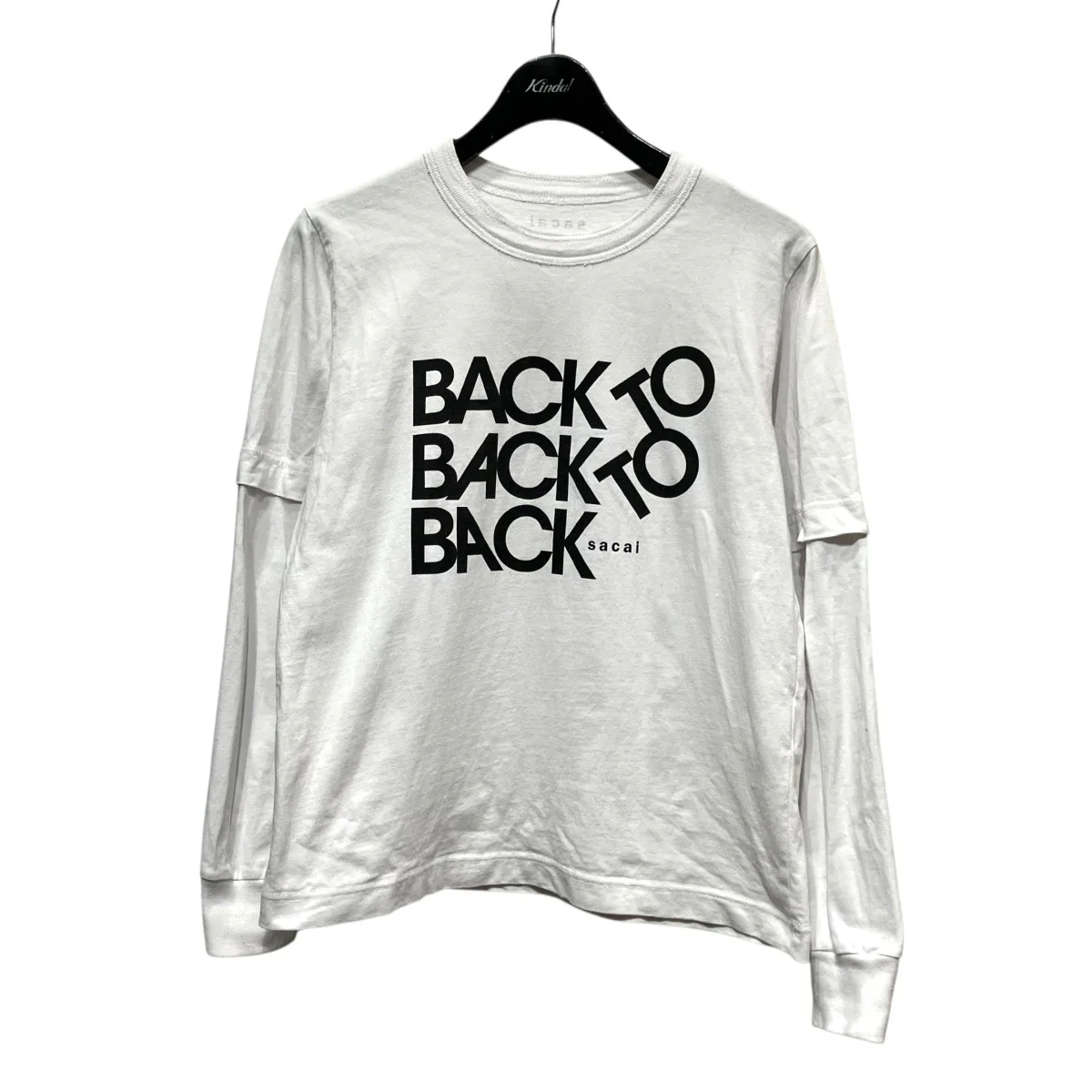 BACK to BACK LAYERED LONG SLEEVE CUTSEWレイヤードカットソー22-0448S
