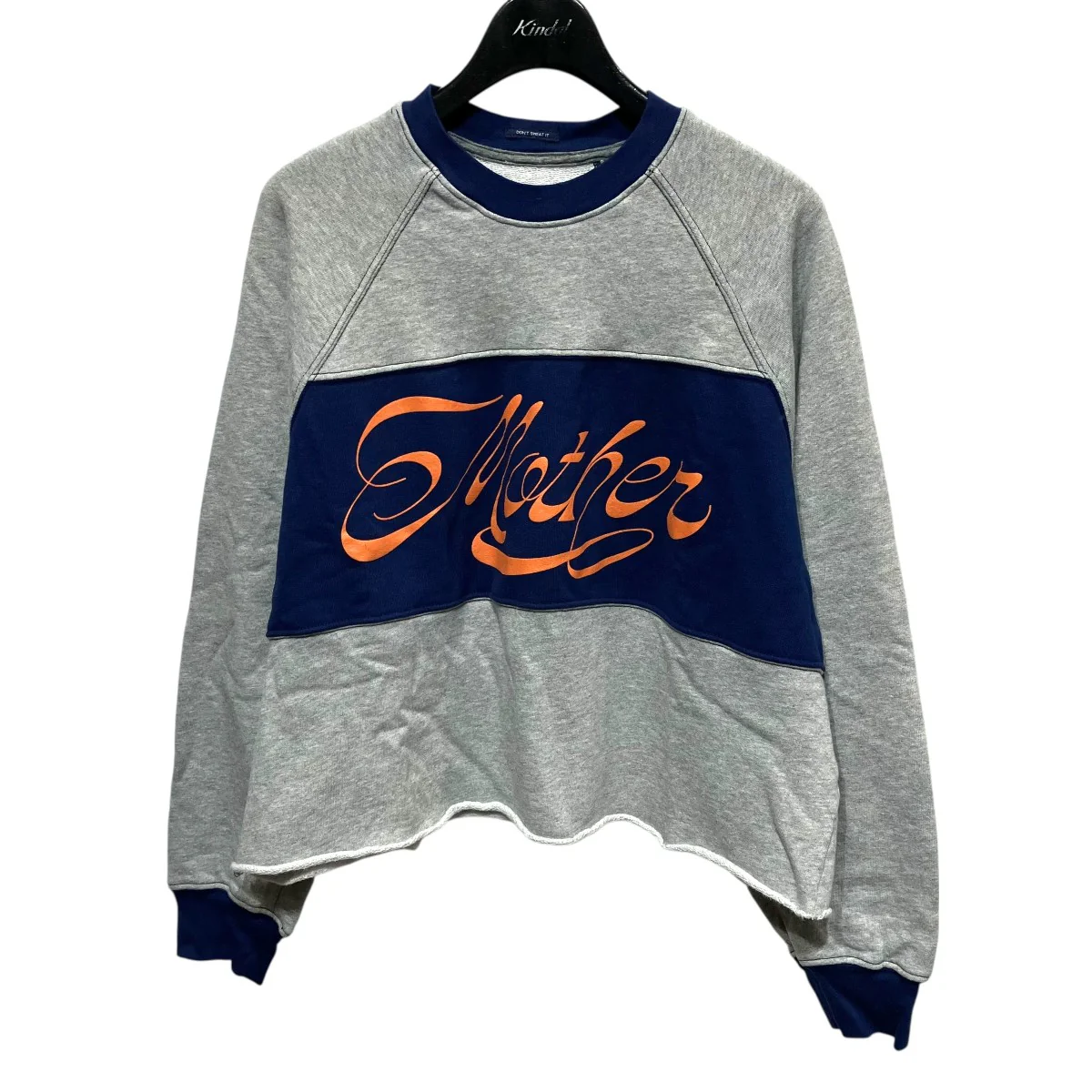 the boost crop slice sport shirt切替スウェット89302-1000