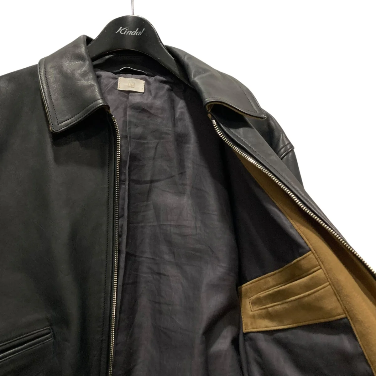 ZIP-UP LEATHER BLOUSONレザーブルゾンCL009BL01 - Image 4
