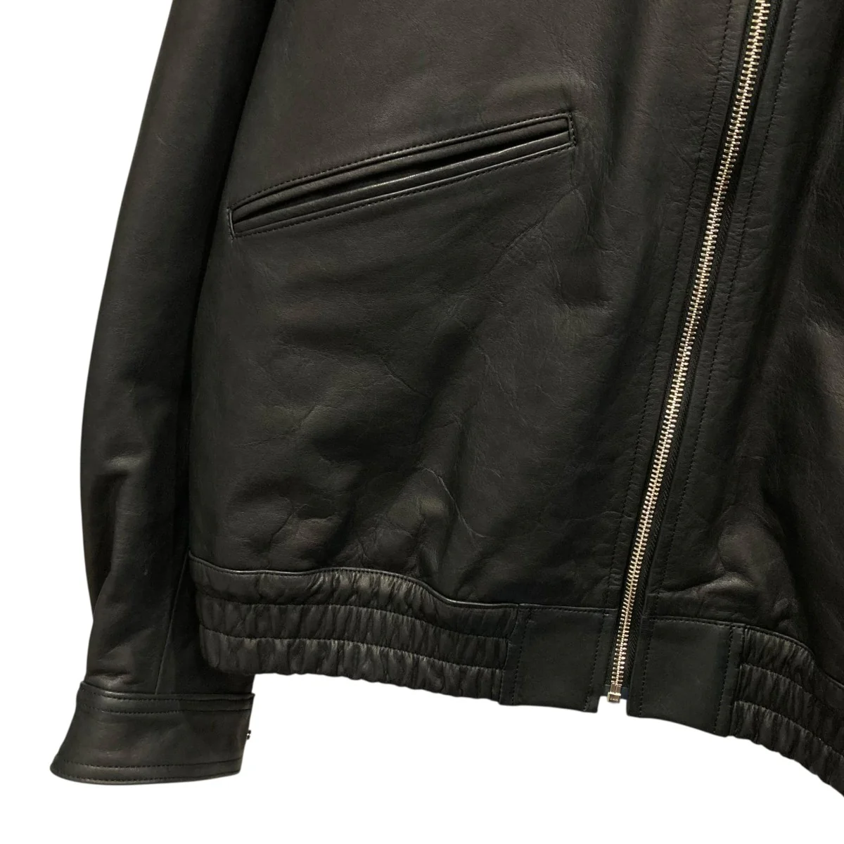 ZIP-UP LEATHER BLOUSONレザーブルゾンCL009BL01 - Image 5
