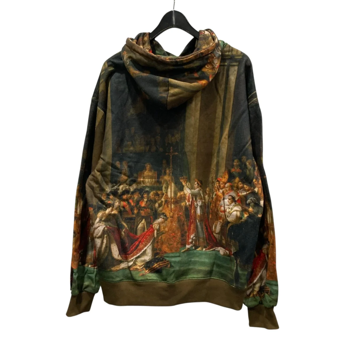 THE CORONATION ALLOVER Lafayette LOGO HOODED SWEATSHIRTロゴ刺しゅうフーテッドパーカーLA210506 - Image 2