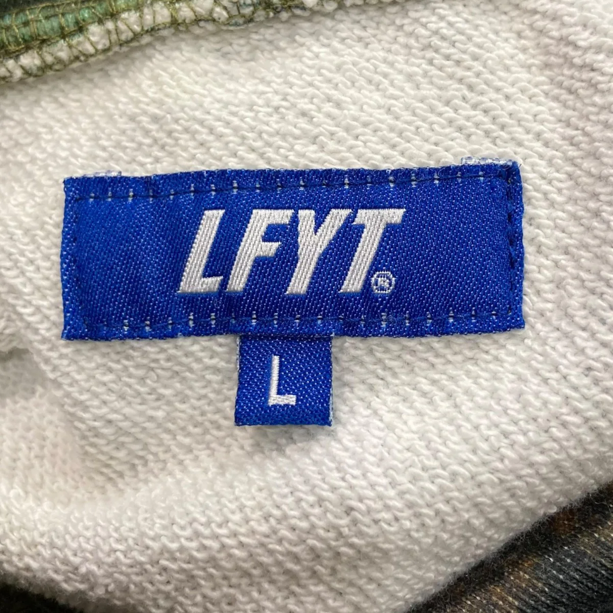 THE CORONATION ALLOVER Lafayette LOGO HOODED SWEATSHIRTロゴ刺しゅうフーテッドパーカーLA210506 - Image 5
