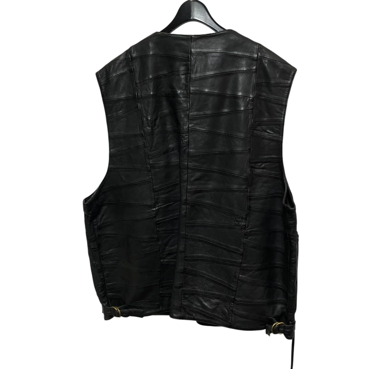 23SSPatchwork Leather Cargo Vestパッチワークレザーカーゴベスト - Image 2
