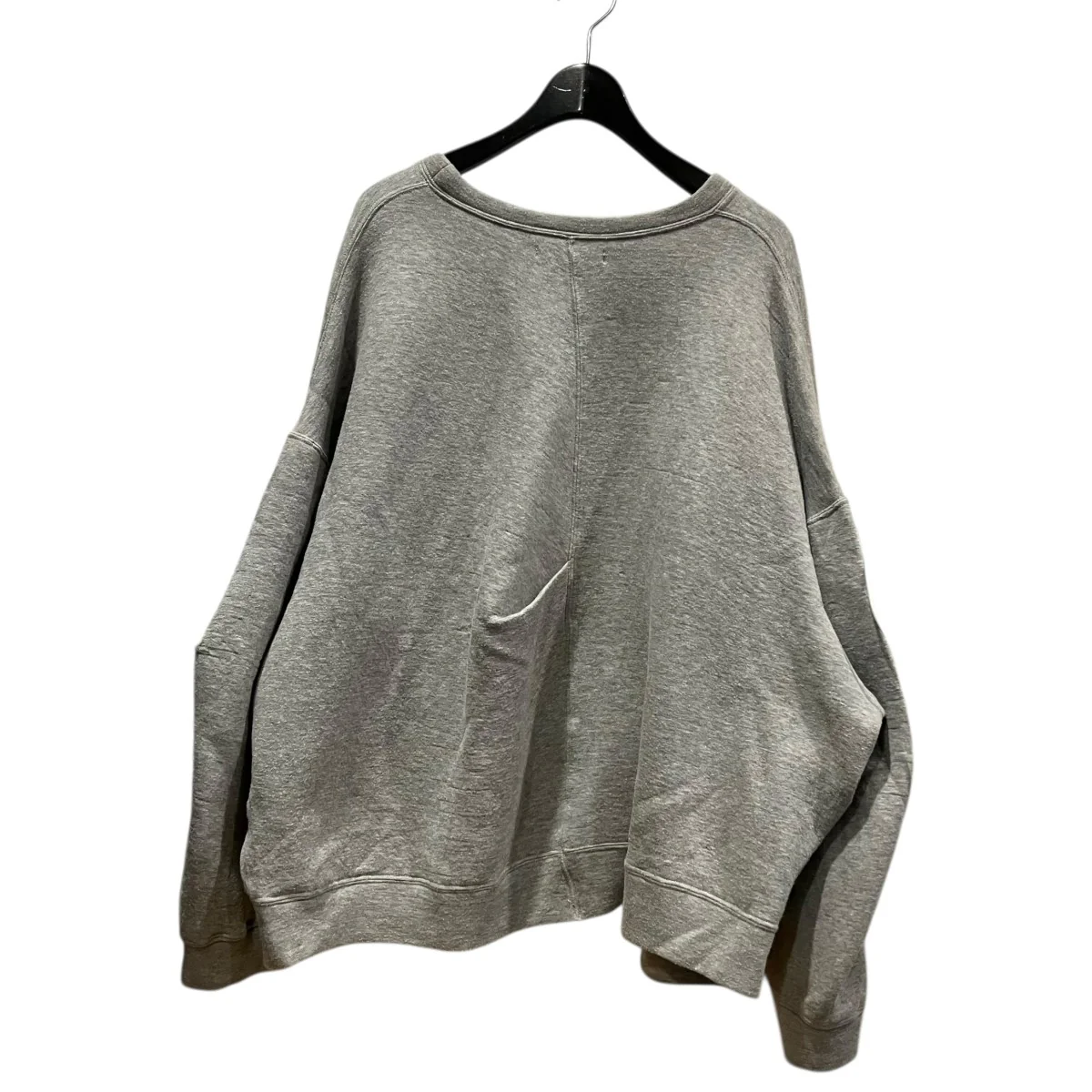 COTTON DOUBLE KNIT TUCKED CREW NECK LSクルーネックスウェットST.1118 - Image 2