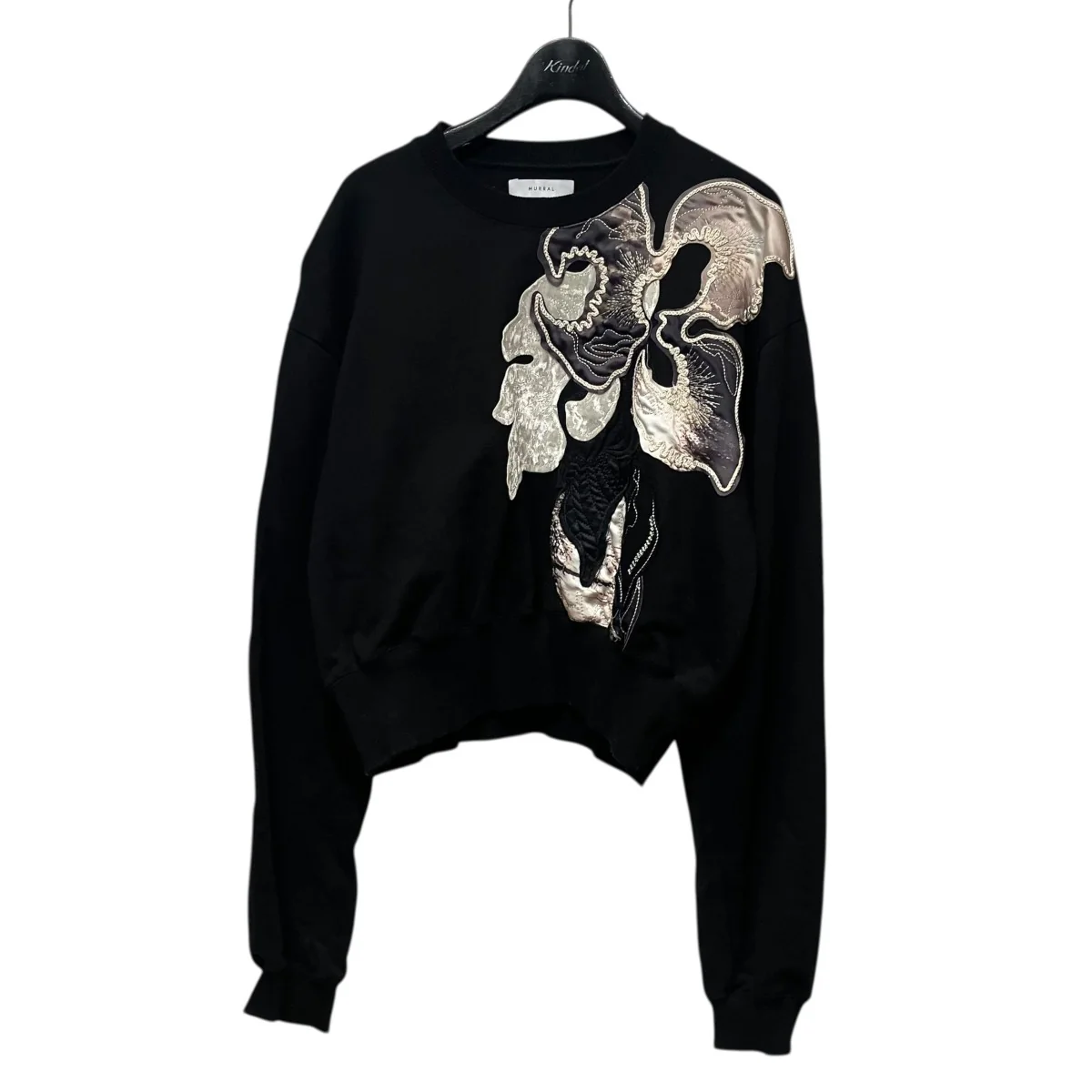 Patchwork embroidered sweatshirtパッチワークスウェット252-0306