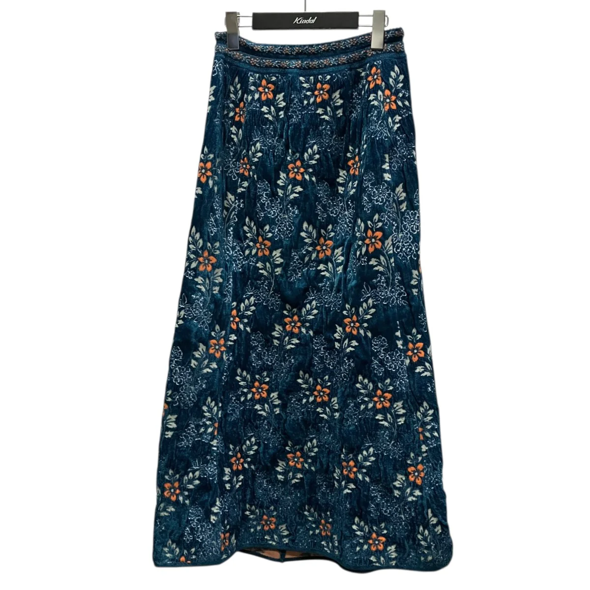 Floral Motif Chenille Knited Skirt花柄スカートMM25FW-KN064