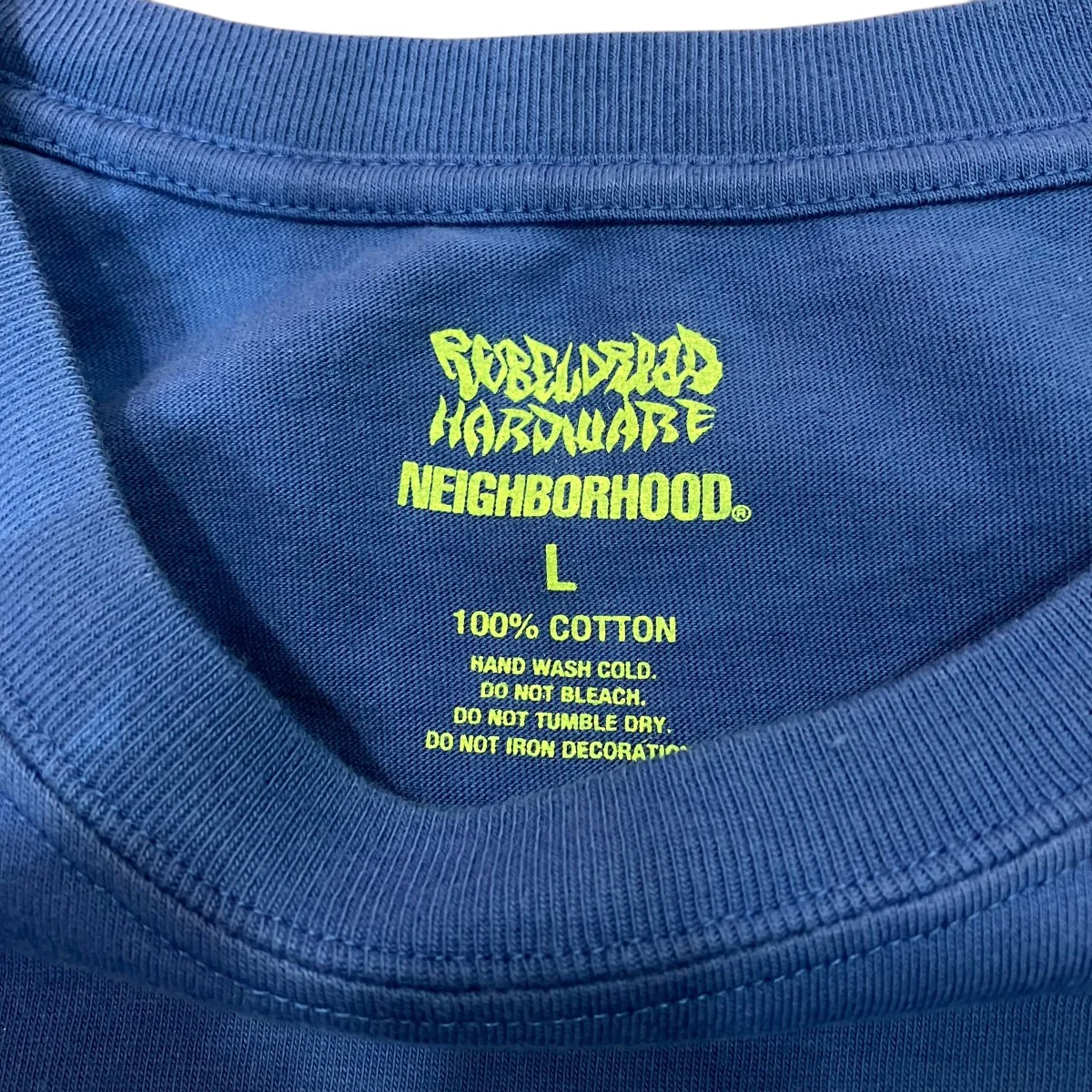 NH × REBEL DREAD HARDWARE ． TEE SS-2プリントTシャツ - Image 4