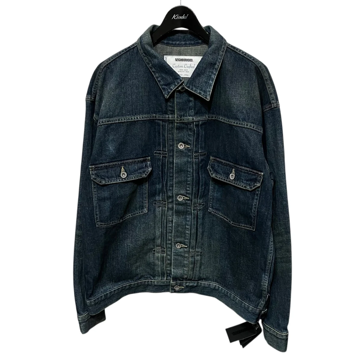 26SSWASHED DENIM TYPEー2 JACKETダメージ加工デニムジャケット261XBNH-JKM02