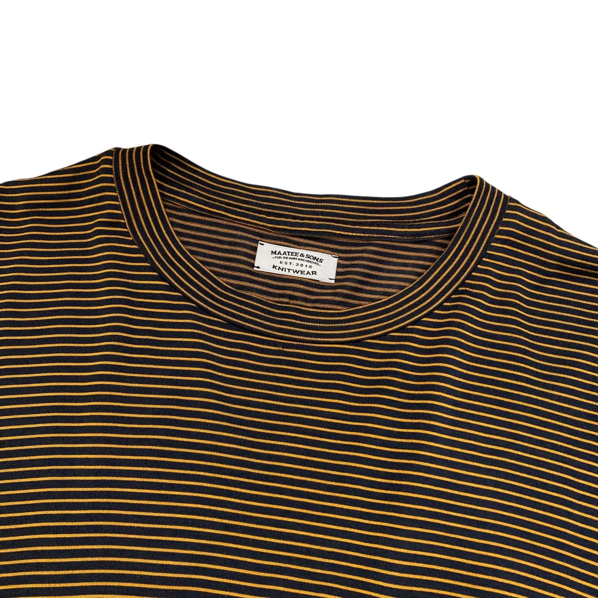SILK POCKET TEEボーダーTシャツMT3103-0801 - Image 3