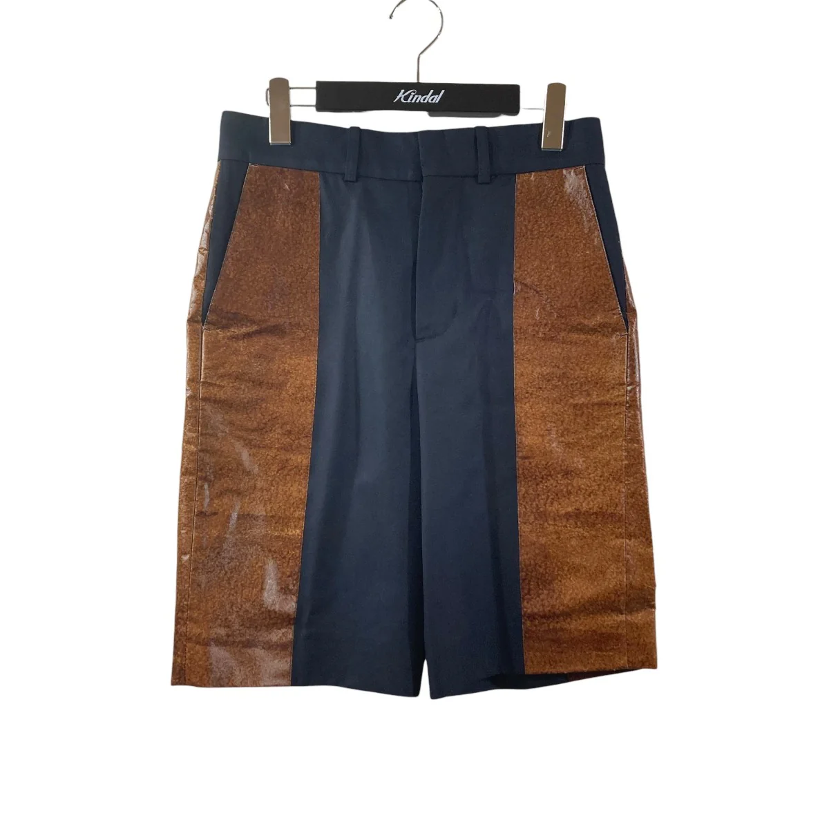 Panel shorts Navyハーフパンツ