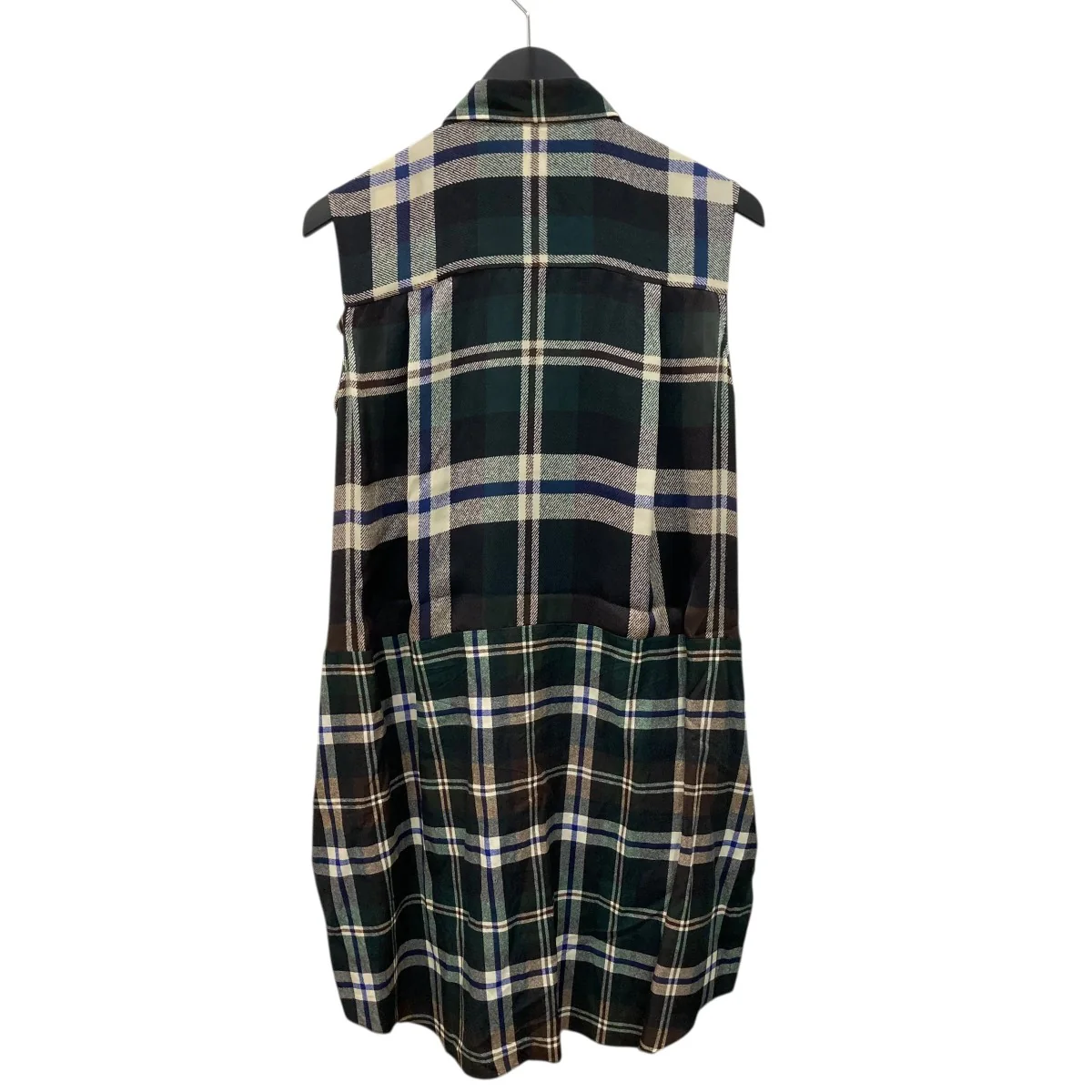 Plaid Print Dressノースリーブワンピース25-07889 - Image 3