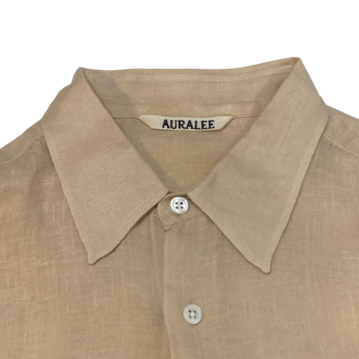 SEE-THROUGH LINEN SHIRTS 長袖シャツ A20SS01LG - Image 3